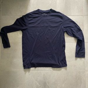 Navy Blue Eddie Bauer Long sleeve T-shirt